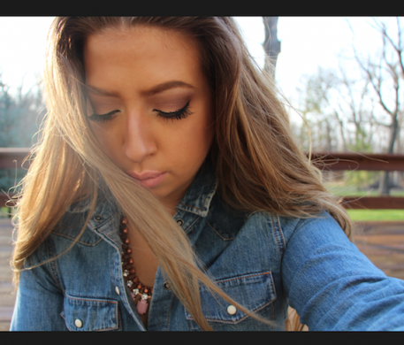 ELLandEMM: Emmie Rose Gold & Pink Necklace
